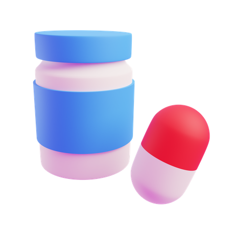 Medicine Jar  3D Icon