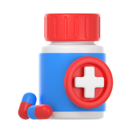 Medicine Jar  3D Icon