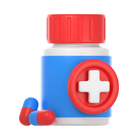 Medicine Jar  3D Icon