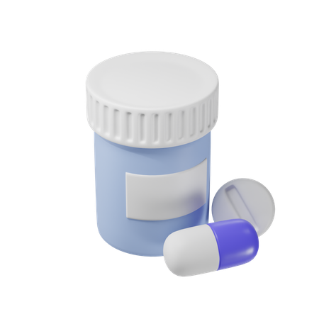 Medicine Jar  3D Icon