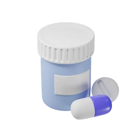 Medicine Jar  3D Icon