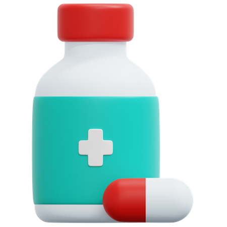 Medicine Jar  3D Icon