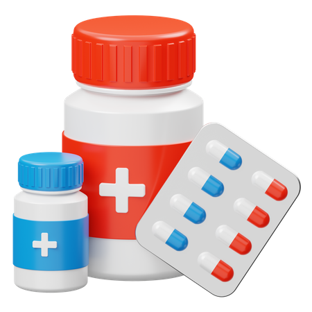 Medicine Jar  3D Icon