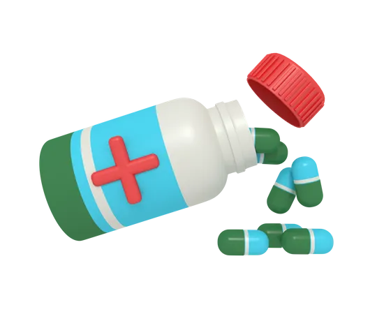 Medicine Jar  3D Icon