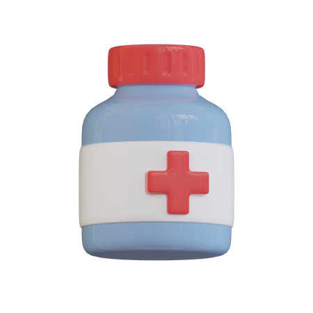 Medicine Jar  3D Icon