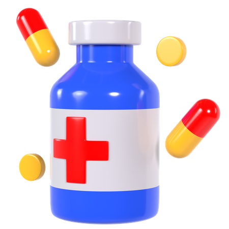 Medicine Jar  3D Icon