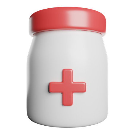 Medicine Jar  3D Icon