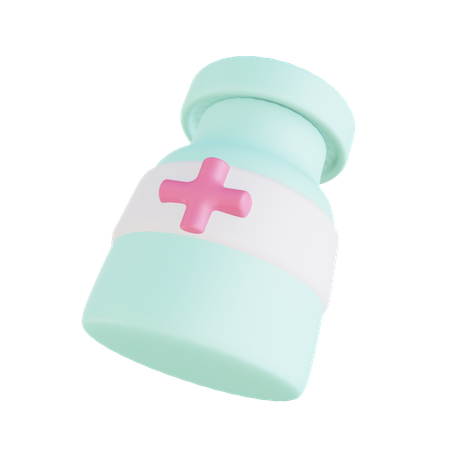 Medicine Jar  3D Illustration