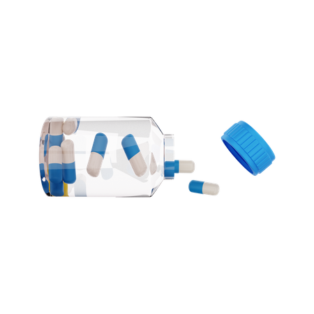 Medicine Jar  3D Illustration