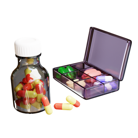 Medicine Kit 3D Illustration