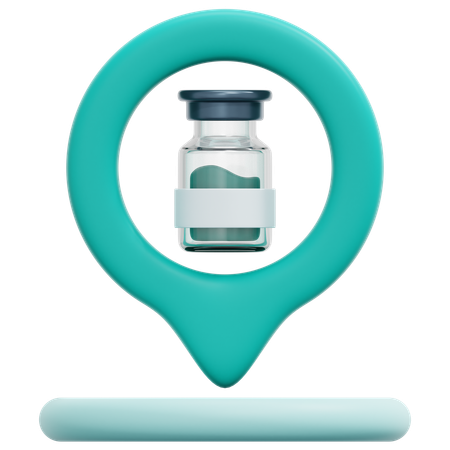 Medicine Location  3D Icon