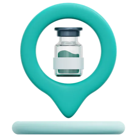Medicine Location  3D Icon
