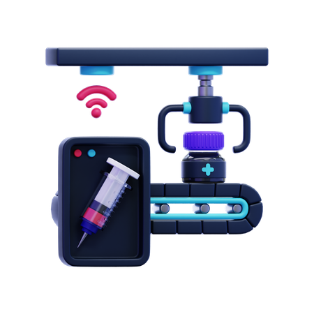 Medicine manufacturing  3D Icon