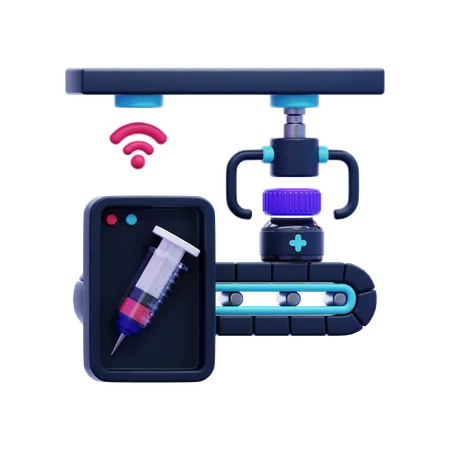 Medicine manufacturing  3D Icon