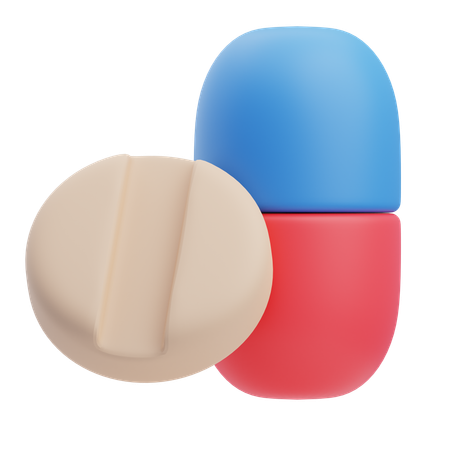 Medicine Pills  3D Icon