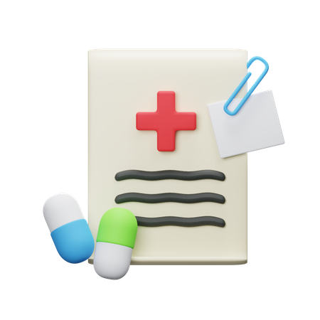 Medicine Recipe  3D Icon