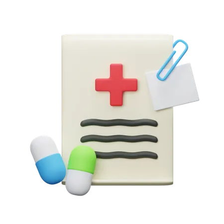 Medicine Recipe  3D Icon