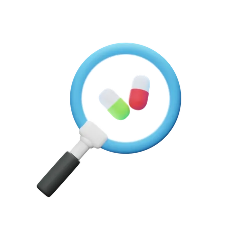 Medicine Research  3D Icon