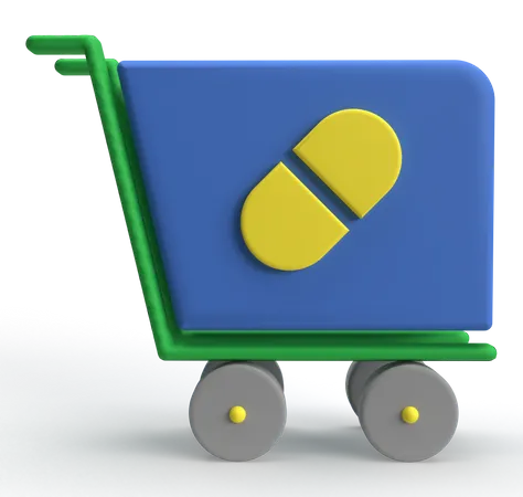 Medicine Shopping  3D Icon