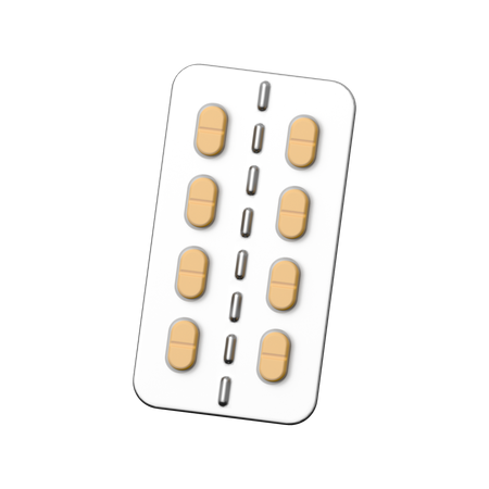 Medicine Strip  3D Icon