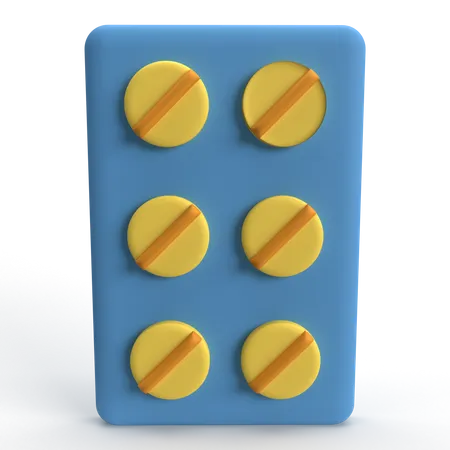 Medicine Strip  3D Icon