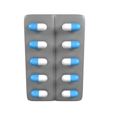 Medicine Strip  3D Icon