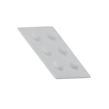 Medicine Matters 3 D Rendered Tablet For Healthcare 3D Icon