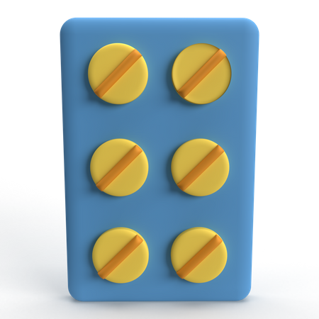 Medicine Strip  3D Icon