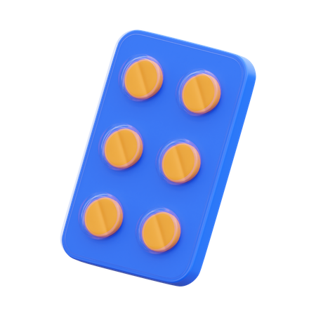 Medicine Strip  3D Icon