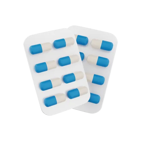 Medicine Tablet  3D Illustration