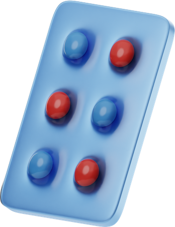 Medicine Tablet  3D Illustration