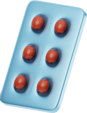 Medicine Tablet  3D Illustration