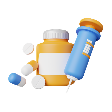 Medicines  3D Icon