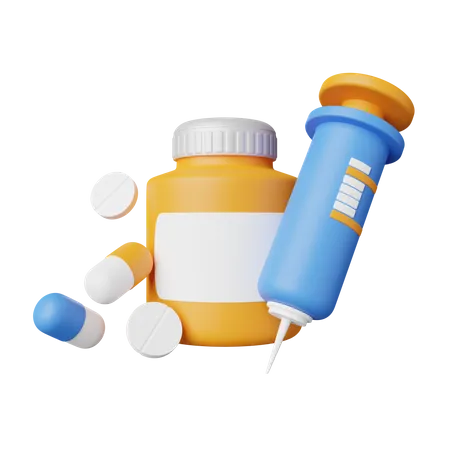 Medicines  3D Icon