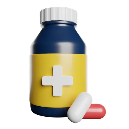 Medicines  3D Icon