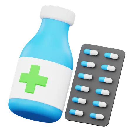 Medicines  3D Icon