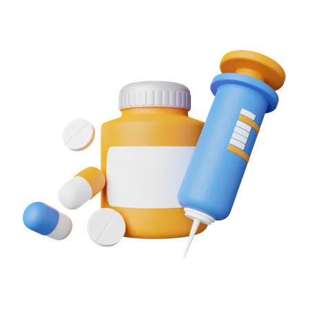 Medicines 3D Icon