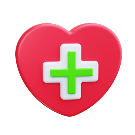 Cruz médica  3D Icon