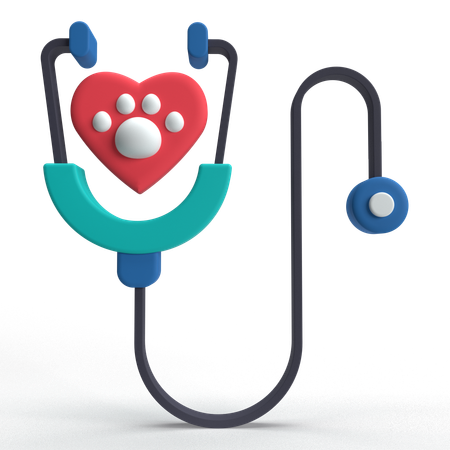 Médico de mascotas  3D Icon