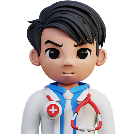 Doctor masculino  3D Icon