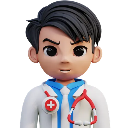 Doctor masculino  3D Icon