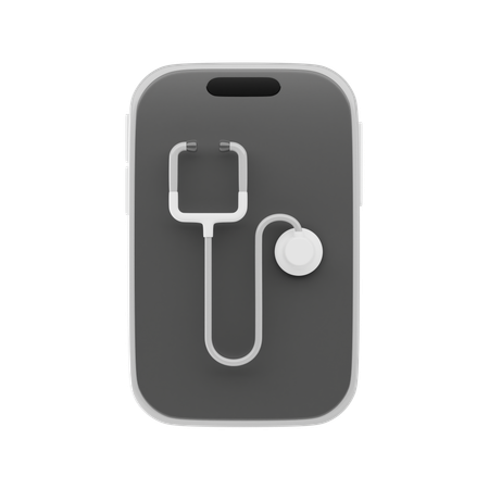 Médico on-line  3D Icon