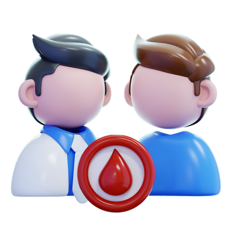 Médico paciente  3D Icon