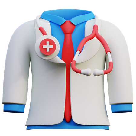 Uniforme médico  3D Icon