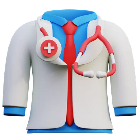 Uniforme médico  3D Icon