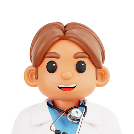 Doctor masculino  3D Icon