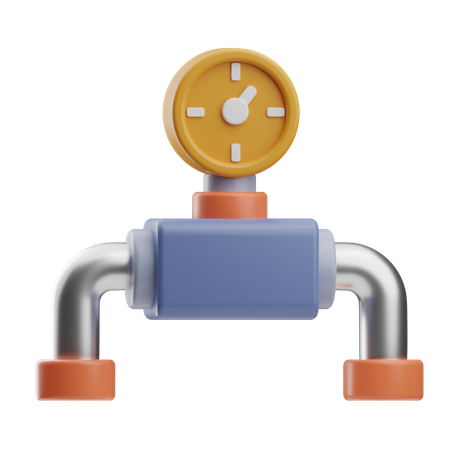 Medidor de água  3D Icon