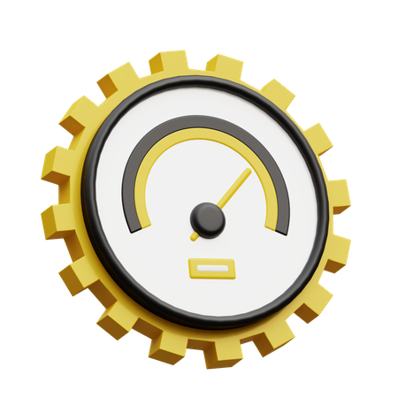 Medidor de carro  3D Icon