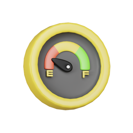 Medidor de combustível  3D Icon