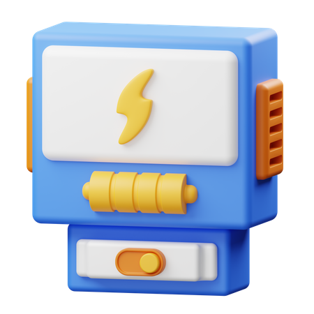 Medidor de eletricidade  3D Icon